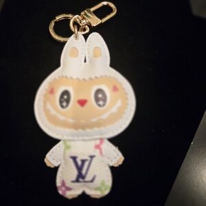 White LABUBU Bunny Keychain/Bag Charm